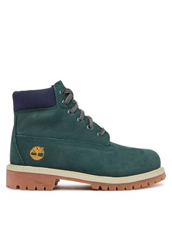 Trapery Timberland Premium 6-Inch Waterproof TB0A2CTGEO61 Zielony ze sklepu eobuwie.pl w kategorii Buty zimowe dziecięce - zdjęcie 186101893