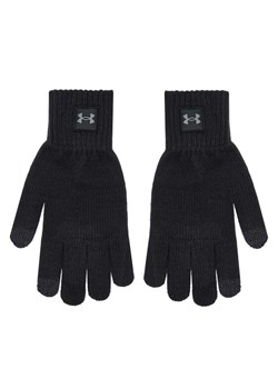 Rękawiczki Męskie Under Armour UA Halftime Gloves 1373157-003 Czarny ze sklepu eobuwie.pl w kategorii Rękawiczki męskie - zdjęcie 186102002