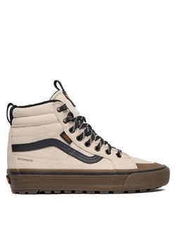 Tenisówki Vans MTE Sk8-Hi Waterproof Insulated VN000DAQZO21 Beżowy ze sklepu eobuwie.pl w kategorii Trampki damskie - zdjęcie 186102041