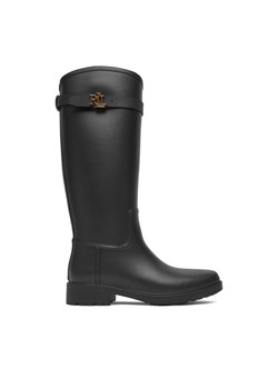 Kalosze LAUREN RALPH LAUREN 802980678001 Czarny ze sklepu eobuwie.pl w kategorii Kalosze damskie - zdjęcie 186102114