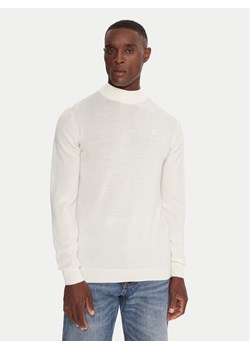KARL LAGERFELD Golf 655002 554399 Écru Slim Fit ze sklepu MODIVO w kategorii Swetry męskie - zdjęcie 186118682