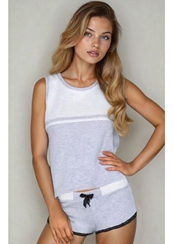 Krótka piżama damska homewear dres Aliyya LC 90370, Kolor szary, Rozmiar L/XL, LivCo Corsetti Fashion ze sklepu Primodo w kategorii Piżamy damskie - zdjęcie 186118941