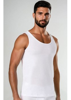 Biały podkoszulek męski tank top Eli 1301, Kolor biały, Rozmiar 3XL, Teyli ze sklepu Primodo w kategorii Podkoszulki męskie - zdjęcie 186118960