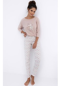 Sensis bawełniana piżama damska Milani 3/4, Kolor brudny róż, Rozmiar S, SENSIS ze sklepu Primodo w kategorii Piżamy damskie - zdjęcie 186119893