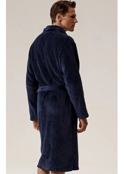 Atlantic szlafrok męski SZM-002-GRANATOWY, Kolor granatowy, Rozmiar M/L, ATLANTIC ze sklepu Intymna w kategorii Szlafroki damskie - zdjęcie 186120712