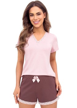 Donna krótka piżama damska wrzosowo-różowa Daphne, Kolor wrzosowo-różowy, Rozmiar S, Donna - id: 217056 - marki Donna - 186120860 Donna krótka piżama damska wrzosowo-różowa Daphne, Kolor wrzosowo-różowy, Rozmiar S, Donna ze sklepu Intymna w kategorii Piżamy damskie - zdjęcie 186120860