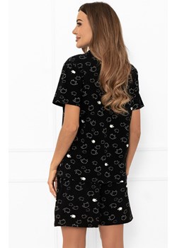 Piżama damska na krótki rękaw i krótkie spodenki Bonnie, Kolor czarny-wzór, Rozmiar S, Italian Fashion ze sklepu Intymna w kategorii Piżamy damskie - zdjęcie 186120941