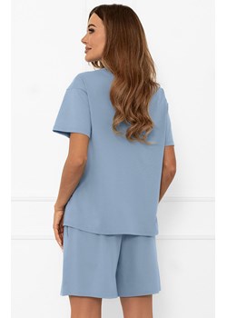 Bawełniana piżama damska na krótki rękaw i krótkie spodenki stalowa Ksara, Kolor stalowy, Rozmiar S, Italian Fashion - id: 217161 - marki Italian Fashion - 186121053 Bawełniana piżama damska na krótki rękaw i krótkie spodenki stalowa Ksara, Kolor stalowy, Rozmiar S, Italian Fashion ze sklepu Intymna w kategorii Piżamy damskie - zdjęcie 186121053