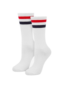 Marilyn skarpetki damskie w sportowym stylu Two Straps, Kolor biało-czerwono-granatowy, Rozmiar 36-40, Marilyn ze sklepu Intymna w kategorii Skarpetki damskie - zdjęcie 186121384