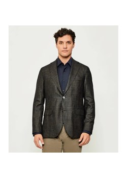 Oscar Jacobson Wełniana marynarka Fogerty | Regular Fit | z dodatkiem jedwabiu i kaszmiru ze sklepu Gomez Fashion Store w kategorii Marynarki męskie - zdjęcie 186122433