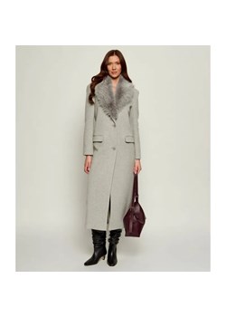 Patrizia Pepe Wełniany płaszcz - id: PK255W000064483 - marki Patrizia Pepe - 186124641 Patrizia Pepe Wełniany płaszcz ze sklepu Gomez Fashion Store w kategorii Płaszcze damskie - zdjęcie 186124641