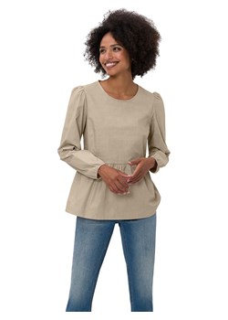 Heine Bluzka w kolorze beżowym ze sklepu Limango Polska w kategorii Bluzki damskie - zdjęcie 186124874