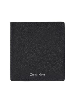 Portfel Calvin Klein Foil Emboss Slim Billfold LV04D1064G Czarny ze sklepu eobuwie.pl w kategorii Portfele męskie - zdjęcie 186124973