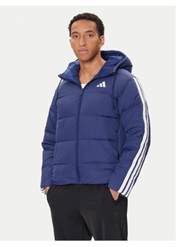 adidas Kurtka puchowa Essentials Climawarm 3-Stripes JX7799 Granatowy Regular Fit ze sklepu MODIVO w kategorii Kurtki męskie - zdjęcie 186125082