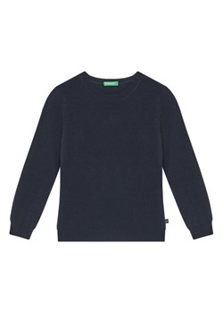 United Colors Of Benetton Sweter 106WC108R Granatowy Regular Fit ze sklepu MODIVO w kategorii Swetry chłopięce - zdjęcie 186125102