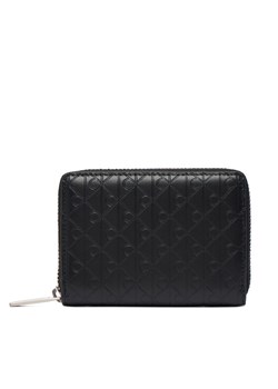 Calvin Klein Portfel Emblem Emboss Zip Coin Pouch LV04D1087G Czarny ze sklepu MODIVO w kategorii Portfele męskie - zdjęcie 186125150
