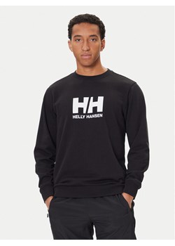 Helly Hansen Bluza HH Logo 54583 Czarny Regular Fit ze sklepu MODIVO w kategorii Bluzy męskie - zdjęcie 186125161