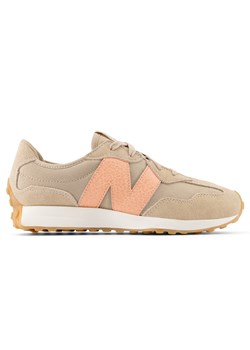 Buty dziecięce New Balance GS327WO – beżowe ze sklepu New Balance Poland w kategorii Buty sportowe dziecięce - zdjęcie 186126021