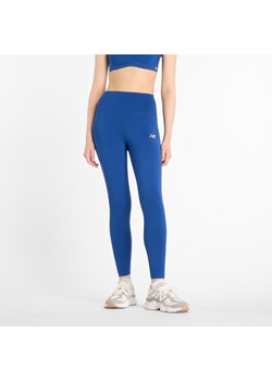 Legginsy damskie New Balance WP51235GAB – niebieskie ze sklepu New Balance Poland w kategorii Spodnie damskie - zdjęcie 186126040