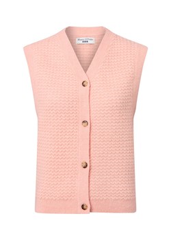 Marc O'Polo Denim Damska kamizelka z dzianiny z wełną dziewiczą i alpaką Kobiety Sztuczne włókno brudny róż marmurkowy ze sklepu vangraaf w kategorii Kamizelki damskie - zdjęcie 186126081