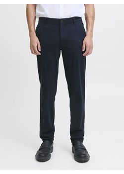 Jack & Jones Męskie spodnie materiałowe - JPSTMarco Bowie Mężczyźni Bawełna granatowy jednolity - id: 766289-0002-03032 - marki Jack & Jones - 186126132 Jack & Jones Męskie spodnie materiałowe - JPSTMarco Bowie Mężczyźni Bawełna granatowy jednolity ze sklepu vangraaf w kategorii Spodnie męskie - zdjęcie 186126132