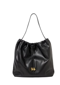 HUGO Damska torba na ramię - Millie Kobiety Sztuczna skóra czarny jednolity ze sklepu vangraaf w kategorii Torby Shopper bag - zdjęcie 186126144