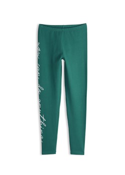 GATE Bawełniane legginsy z nadrukiem 8Y ze sklepu gateshop w kategorii Spodnie dziewczęce - zdjęcie 186126353