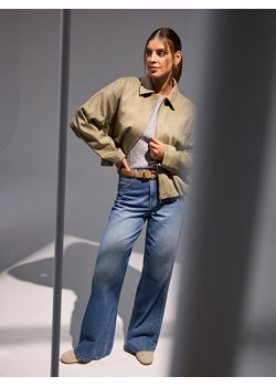 Mohito - Jeansy wide leg - niebieski - id: 306FX-50J - marki Mohito - 186127253 Mohito - Jeansy wide leg - niebieski ze sklepu Mohito w kategorii Jeansy damskie - zdjęcie 186127253