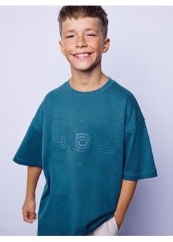 Reserved - T-shirt oversize - jasnoturkusowy ze sklepu Reserved w kategorii T-shirty chłopięce - zdjęcie 186127512