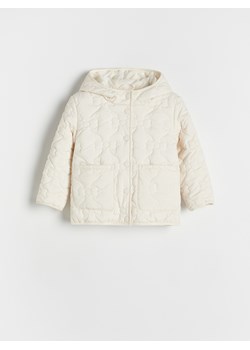 Reserved - Kurtka z ozdobnymi przeszyciami - złamana biel ze sklepu Reserved w kategorii Kurtki dziewczęce - zdjęcie 186128193