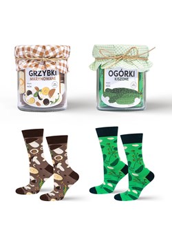 Skarpetki w Słoiku Grzybki i Ogórki 2-pak ze sklepu Sklep SOXO w kategorii Skarpetki damskie - zdjęcie 186130814