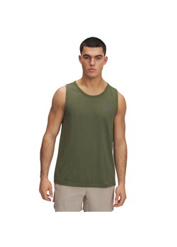 Męska koszulka treningowa Under Armour Vanish Elite Seamless Tank - khaki ze sklepu Sportstylestory.com w kategorii T-shirty męskie - zdjęcie 186132490