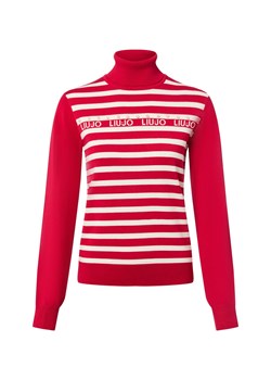 Liu Jo Collection Damski sweter z golfem Kobiety czerwony w paski ze sklepu vangraaf w kategorii Swetry damskie - zdjęcie 186137850