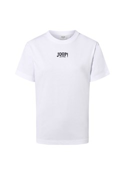 Joop Jeans Koszulka damska - Tyler Kobiety Bawełna biały jednolity ze sklepu vangraaf w kategorii Bluzki damskie - zdjęcie 186137854