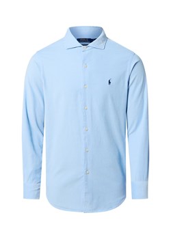 Polo Ralph Lauren Męska koszula sztruksowa Mężczyźni Regular Fit Bawełna jasnoniebieski jednolity ze sklepu vangraaf w kategorii Koszule męskie - zdjęcie 186137873