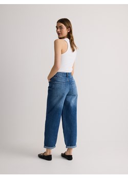 Reserved - Jeansy balloon fit - niebieski - id: YS049-55J - marki Reserved - 186139160 Reserved - Jeansy balloon fit - niebieski ze sklepu Reserved w kategorii Jeansy damskie - zdjęcie 186139160