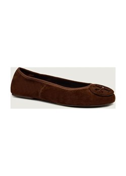 TORY BURCH Skórzane baleriny MINNIE TRAVEL ze sklepu Gomez Fashion Store w kategorii Balerinki - zdjęcie 186139364