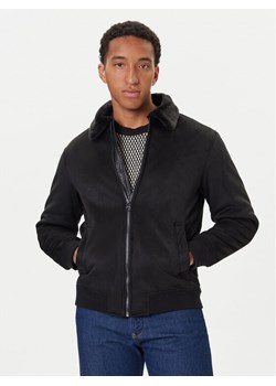 Guess Kurtka z imitacji skóry M5BL43 W2302 Czarny Regular Fit - id: 0000305455840 - marki Guess - 186140842 Guess Kurtka z imitacji skóry M5BL43 W2302 Czarny Regular Fit ze sklepu MODIVO w kategorii Kurtki męskie - zdjęcie 186140842