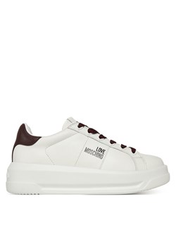 LOVE MOSCHINO Sneakersy JA15315G0NIA110D Biały ze sklepu MODIVO w kategorii Buty sportowe damskie - zdjęcie 186140890