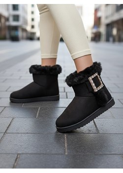 Royalfashion Damskie buty a'la śniegowce z ozdobą Galaes ze sklepu royalfashion.pl w kategorii Śniegowce damskie - zdjęcie 186141711