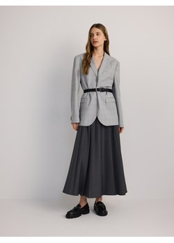 Reserved - Plisowana spódnica maxi - ciemnoszary ze sklepu Reserved w kategorii Spódnice - zdjęcie 186142243