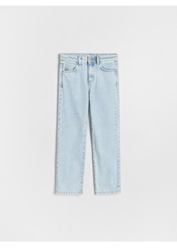 Reserved - Jeansy straight fit - niebieski ze sklepu Reserved w kategorii Spodnie dziewczęce - zdjęcie 186142382