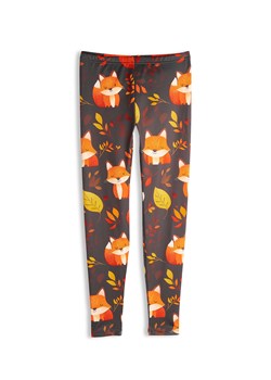 GATE Wzorzyste ocieplane legginsy 11Y ze sklepu gateshop w kategorii Spodnie dziewczęce - zdjęcie 186143521