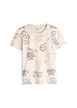 GATE Bawełniana koszulka z nadrukiem 8Y ze sklepu gateshop w kategorii T-shirty chłopięce - zdjęcie 186143813