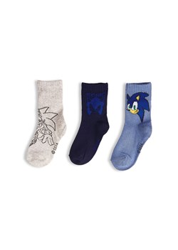 GATE Zestaw 3 par skarpetek Sonic 23/26 ze sklepu gateshop w kategorii Skarpetki dziecięce - zdjęcie 186143823