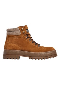 Pepe Jeans FOOTWEAR Skórzane botki &quot;Lincoln&quot; w kolorze jasnobrązowym ze sklepu Limango Polska w kategorii Buty zimowe męskie - zdjęcie 186144252