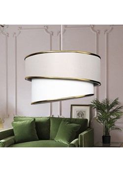 ABERTO DESIGN Lampa wisząca w kolorze kremowo-białym - wys. 70 x Ø 30 cm ze sklepu Limango Polska w kategorii Oświetlenie - zdjęcie 186144263