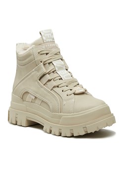 Sneakersy Buffalo Aspha Nc Mid Warm 1622185 Beżowy ze sklepu eobuwie.pl w kategorii Botki - zdjęcie 186144724