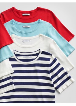 Reserved - Dzianinowa bluzka z wiskozą - jasnoturkusowy - id: ZT009-60X - marki Reserved - 186146304 Reserved - Dzianinowa bluzka z wiskozą - jasnoturkusowy ze sklepu Reserved w kategorii Bluzki damskie - zdjęcie 186146304