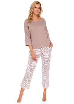 Piżama Doctor Nap PM.5119 beige ze sklepu kontri.pl w kategorii Piżamy damskie - zdjęcie 186147354